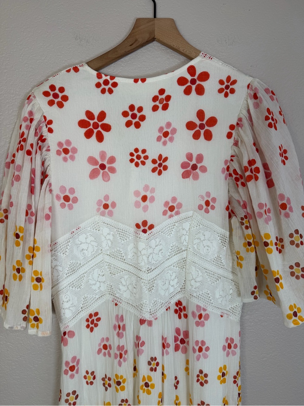 Jen’s Pirate Booty Muse Maxi Dress in Rainbow Watercolor Daisy Print Medium $279 - Picture 13 of 16